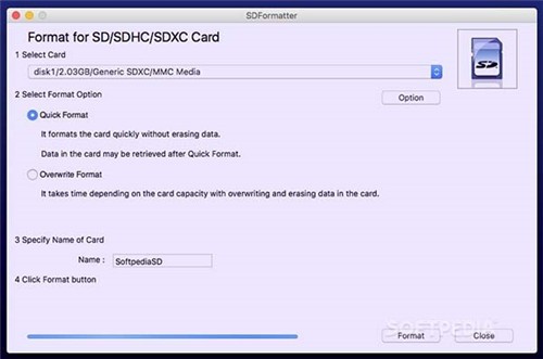 sdformatter mac