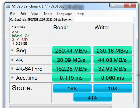 AS SSD Benchmarkɫ