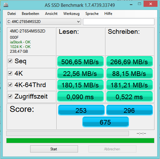 AS SSD Benchmarkİ