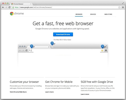 Google chrome mac