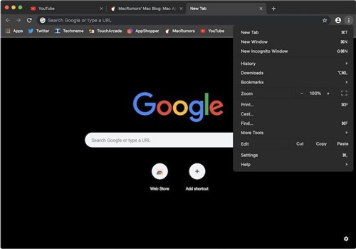 chrome for mac os