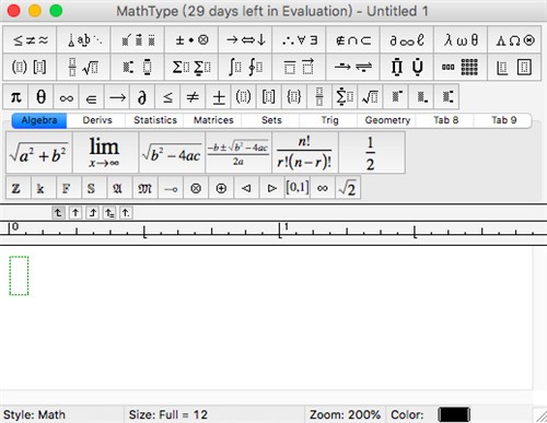 MathType macɫ
