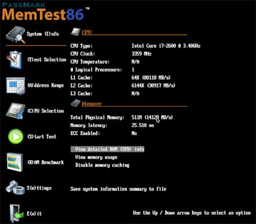 MemTest86��ɫ������