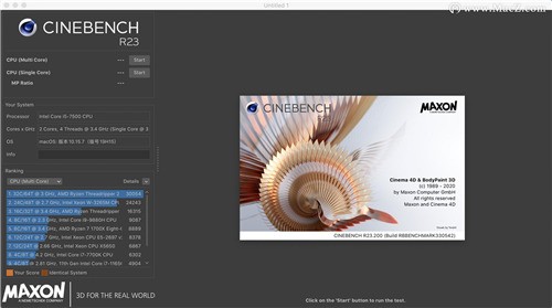 Cinebench R23 mac��Ѱ�����