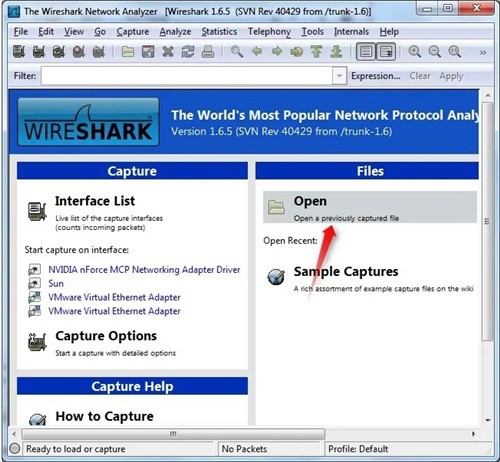 Wiresharkץ��������ɫ������