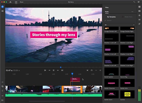 Adobe Premiere Rush 2021 mac��ɫ������