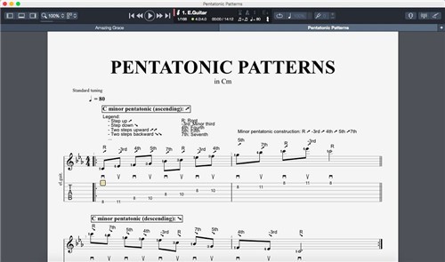 Guitar Pro 7 for mac������ɫ��