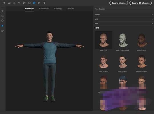 Adobe Fuse��ɫ������