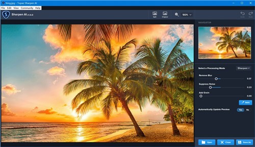 Topaz Sharpen AI��ɫ������