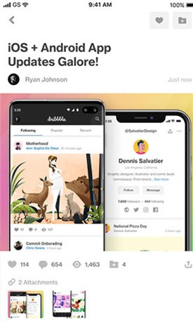 dribbble app ����