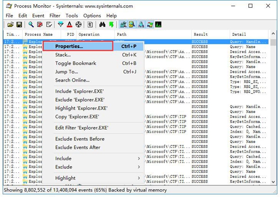 Process Monitor���İ�