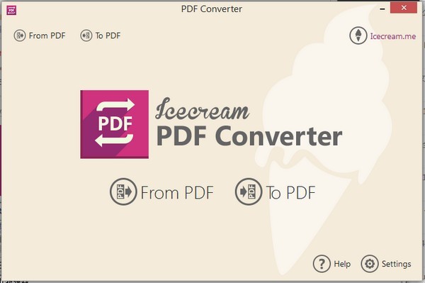 Icecream PDF Converter��ɫ������
