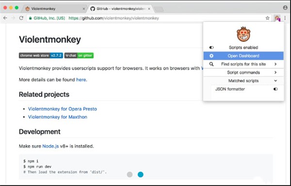 violentmonkey插件下载