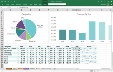excel2016��ɫ������