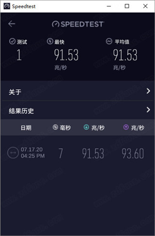 Speedtest������ɫ������
