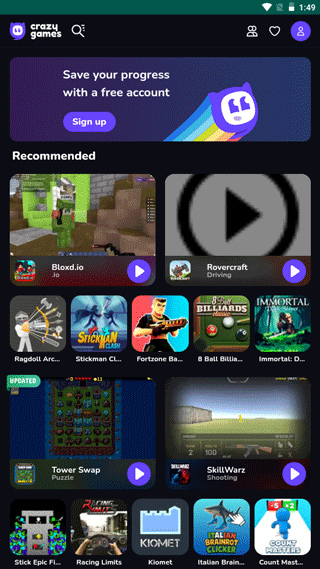 crazygames�ֻ�������